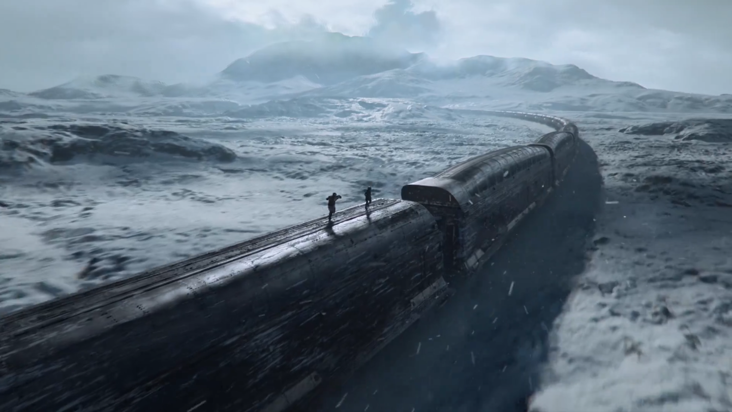 Endless train in SnowPiercer
