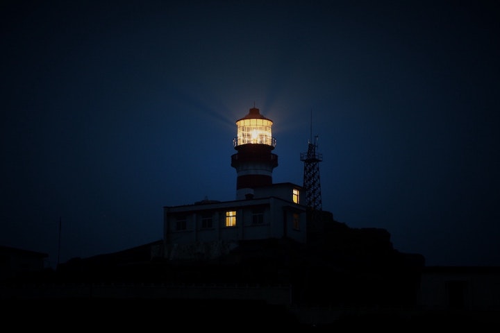 Lighthouse at night