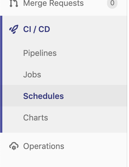 Sidebar Gitlab